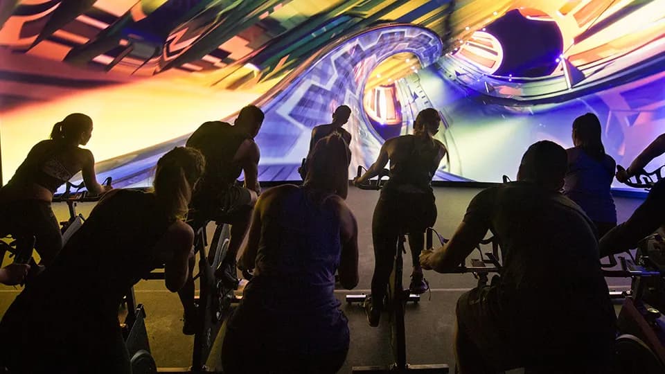 The Trip immersive cycling class